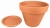 DEGREA Doniczka VASO D35 cm Ceramiczna Klasyczna Prosta Włoska Terakota + Podstawek D28 cm