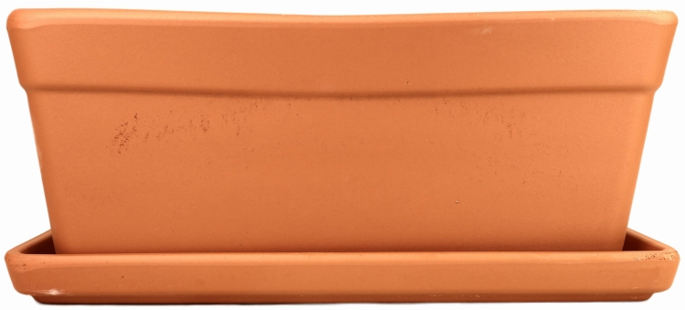 DEGREA Skrzynka Venezia L40 Cassetta Ceramiczna Klasyczna Prosta Włoska Terakota 40cm + Podstawka Prostokątna SOTTOCAS. L40