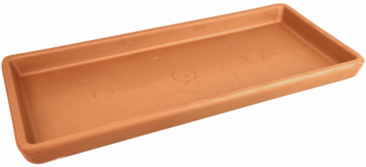 DEGREA Skrzynka Venezia L40 Cassetta Ceramiczna Klasyczna Prosta Włoska Terakota 40cm + Podstawka Prostokątna SOTTOCAS. L40