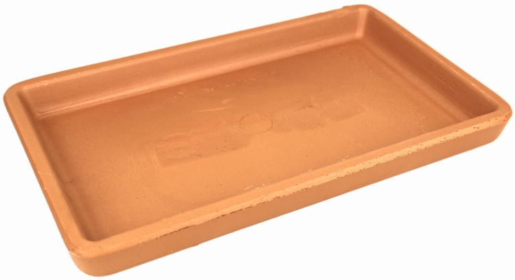 DEGREA Skrzynka Venezia Ceramiczna Klasyczna Prosta Włoska Terakota + Podstawka prostokątna SOTTOCAS. L30L30 Cassetta 30cm