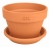 DEGREA Doniczka MEZZO VASO D17 Ceramiczna Klasyczna Prosta Włoska Terakota + Podstawka D17