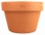 DEGREA Doniczka MEZZO VASO D21 Ceramiczna Klasyczna Prosta Włoska Terakota + Podstawka D21