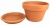 DEGREA Doniczka MEZZO VASO D21 Ceramiczna Klasyczna Prosta Włoska Terakota + Podstawka D21