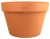 DEGREA Doniczka MEZZO VASO D25 Ceramiczna Ceramiczna Klasyczna Prosta Włoska Terakota + Podstawka D25