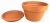 DEGREA Doniczka MEZZO VASO D25 Ceramiczna Ceramiczna Klasyczna Prosta Włoska Terakota + Podstawka D25