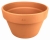 DEGREA Doniczka MEZZO VASO D31 Ceramiczna Klasyczna Prosta Włoska Terakota + Podstawka D28