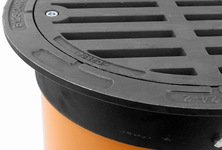 Wpust żeliwny C250 z teleskopem 396mm (na rurę trzonową 425mm)
