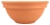 DEGREA Misa Ciotola CICLAMINO Ceramiczna Klasyczna Prosta Włoska Terakota D23 cm + Podstawek D19 cm