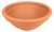 DEGREA Misa Ciotola CICLAMINO D33 cm Ceramiczna Klasyczna Prosta Włoska Terakota + Podstawka D25
