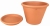 DEGREA Doniczka VASO POMPEI D31 Ceramiczna Klasyczna Prosta Włoska Terakota + Podstawek D28 cm