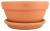 DEGREA Misa Ciotola IBIS D25 Ceramiczna Klasyczna Prosta Włoska Terakota 25cm + Podstawek D23 cm
