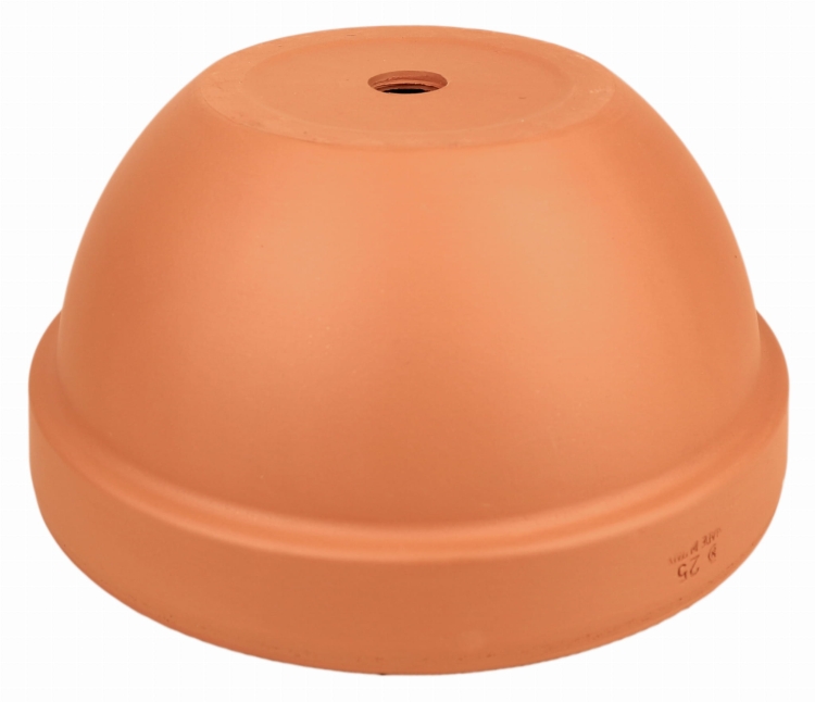 DEGREA Misa Ciotola IBIS D25 Ceramiczna Klasyczna Prosta Włoska Terakota 25cm + Podstawek D23 cm