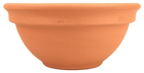DEGREA Misa Ciotola CICLAMINO D23 Ceramiczna Klasyczna Prosta Włoska Terakota 23cm