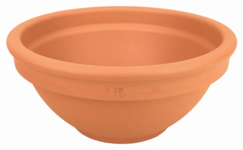 DEGREA Misa Ciotola CICLAMINO D28 Ceramiczna Klasyczna Prosta Włoska Terakota 28cm