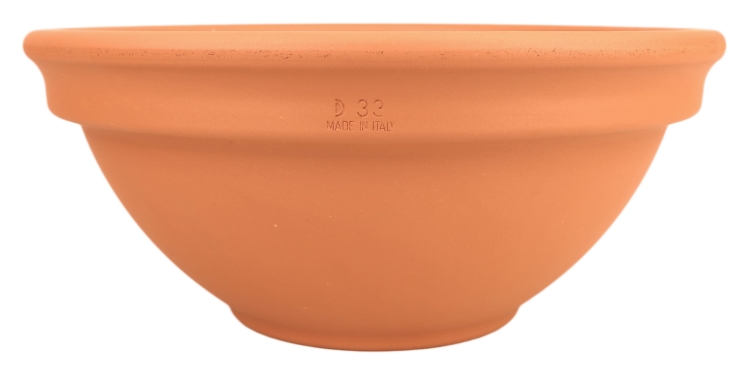 DEGREA Misa Ciotola CICLAMINO D33 Ceramiczna Klasyczna Prosta Włoska Terakota 33cm