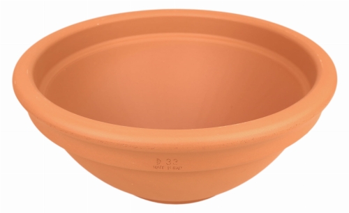 DEGREA Misa Ciotola CICLAMINO D33 Ceramiczna Klasyczna Prosta Włoska Terakota 33cm