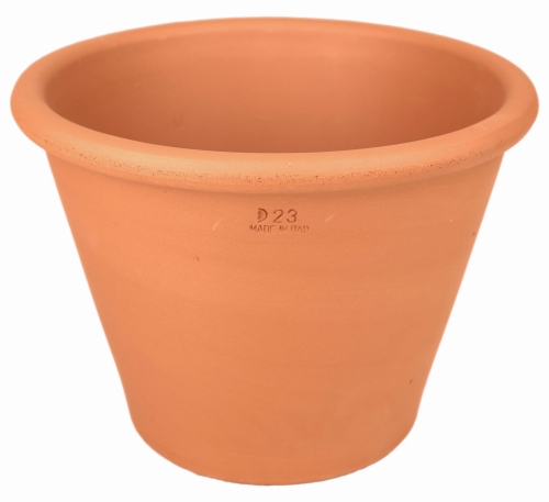 DEGREA Doniczka VASO POMPEI D23 Ceramiczna Klasyczna Prosta Włoska Terakota 23cm
