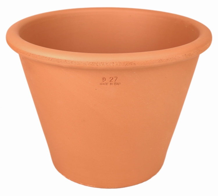DEGREA Doniczka VASO POMPEI D27 Ceramiczna Klasyczna Prosta Włoska Terakota 27cm
