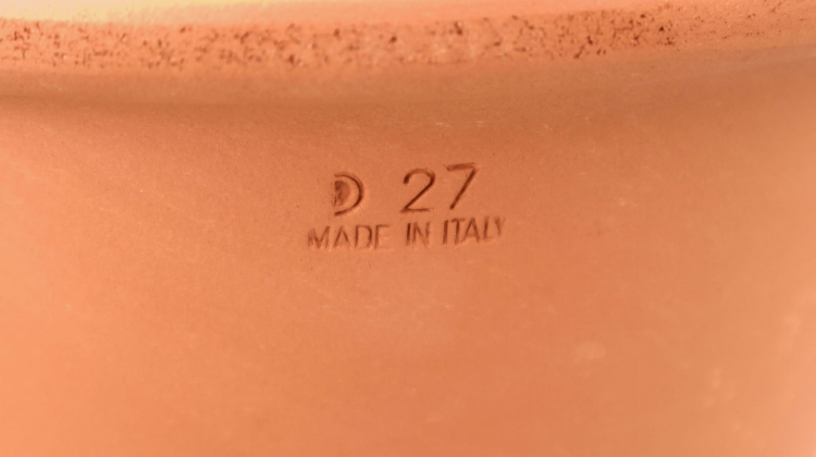 DEGREA Doniczka VASO POMPEI D27 Ceramiczna Klasyczna Prosta Włoska Terakota 27cm