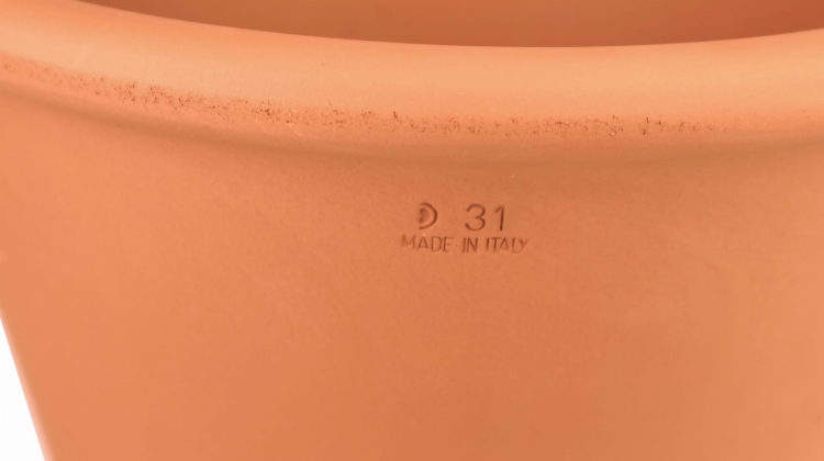 DEGREA Doniczka VASO POMPEI D31 Ceramiczna Klasyczna Prosta Włoska Terakota 31cm
