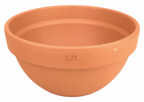 DEGREA Misa Ciotola IBIS D25 Ceramiczna Klasyczna Prosta Włoska Terakota 25cm