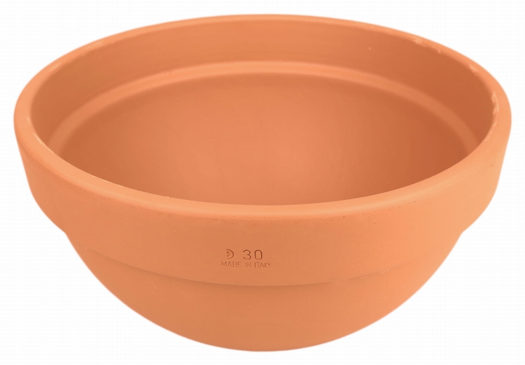 DEGREA Misa Ciotola IBIS D30 Ceramiczna Klasyczna Prosta Włoska Terakota 30cm