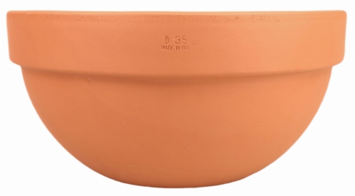 DEGREA Misa Ciotola IBIS D35 Ceramiczna Klasyczna Prosta Włoska Terakota 35cm