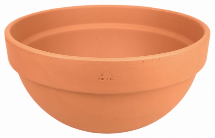 DEGREA Misa Ciotola IBIS D35 Ceramiczna Klasyczna Prosta Włoska Terakota 35cm
