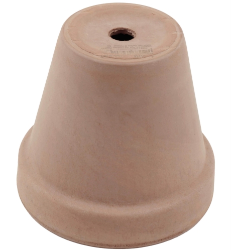 DEGREA Doniczka VASO VULCANO D15 Ceramiczna Klasyczna Prosta Włoska Terakota Szara 15cm