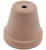 DEGREA Doniczka VASO VULCANO D15 Ceramiczna Klasyczna Prosta Włoska Terakota Szara 15cm