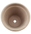 DEGREA Doniczka VASO VULCANO D15 Ceramiczna Klasyczna Prosta Włoska Terakota Szara 15cm