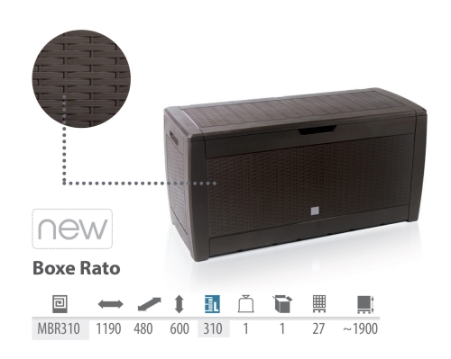Skrzynia MBR310-440U Boxe Rato 310L Umbra