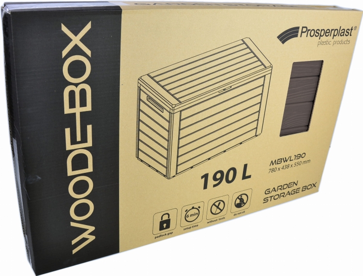 Skrzynia MBWL190-440U WOODEBOX 190L Umbra