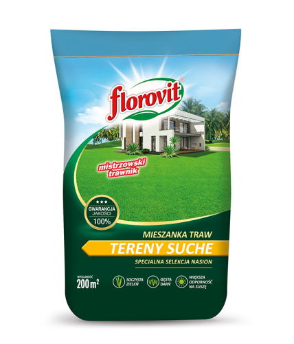 Florovit mieszanka Traw na suche tereny nasiona 5kg