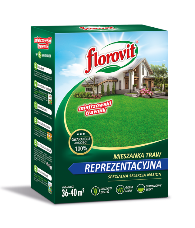 Florovit Trawa Reprezentacyjna nasiona mieszanka 0.9kg