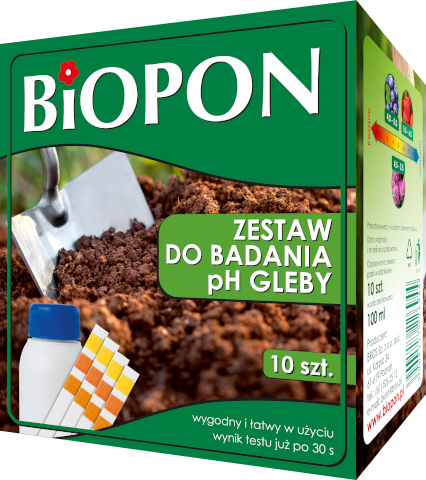 BIOPON Zestaw Do Badania PH Gleby 10szt