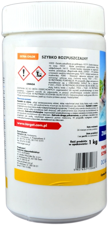 Target Extra Chlor 1kg Granulat do Basenu