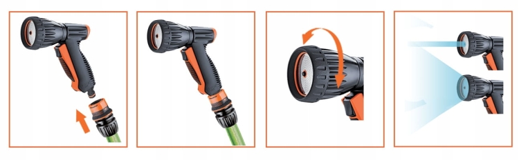 Claber Zraszacz Pistolet z Sitkiem MULTI-JET 9563