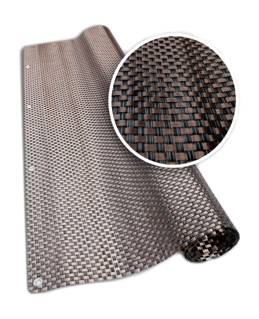 Mata Technorattan Brąz LUX 830g/m2 1x5m