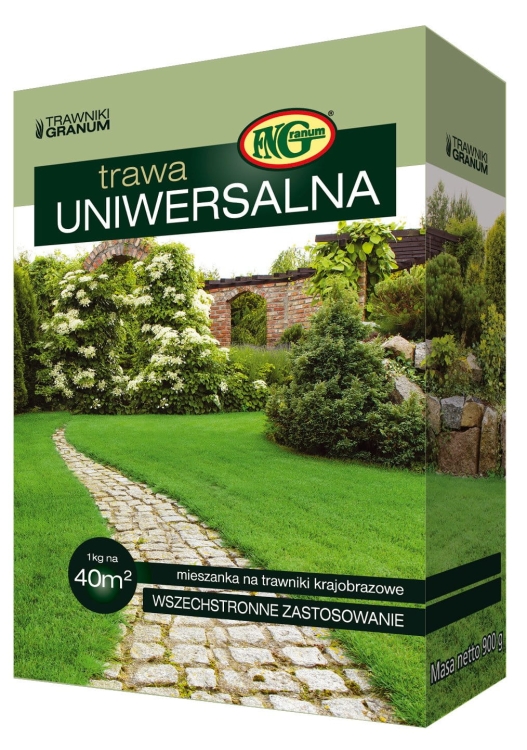 Granum Trawa Uniwersalna 1kg nasiona trawy 40m2
