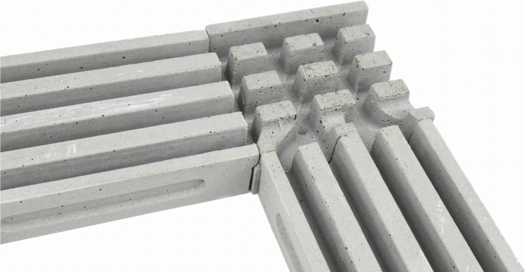 Kanał Grzebieniowy MONO 150 O.D. 5x15x100[cm] C250 PIASKOWY Polimerobetonowy z odpływem Dolnym DN110