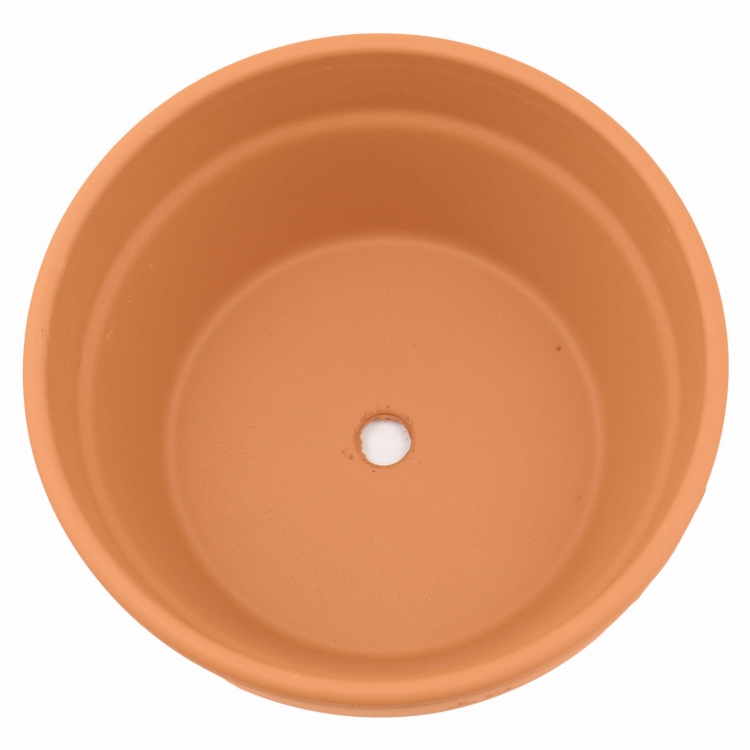 DEGREA Doniczka MINI VASO D21 Ceramiczna Terakota NISKA 21cm