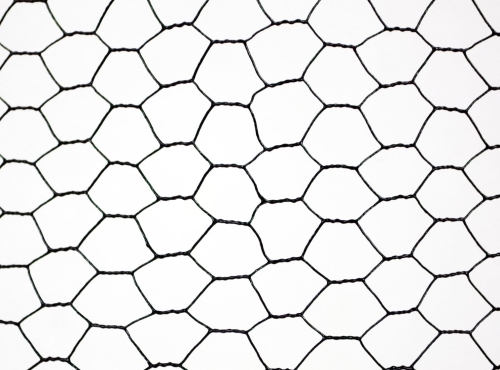 Siatka Metalowa Zielona HEXA oczko 25mm wys. 50cm 1mb