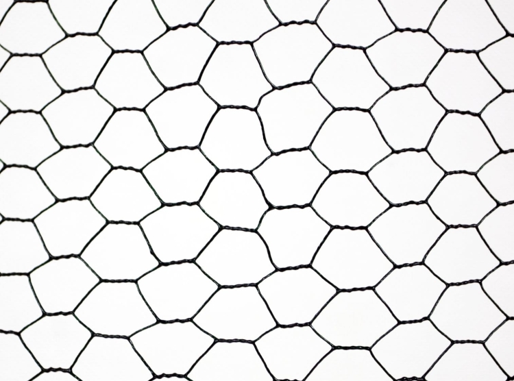 Siatka Metalowa Zielona HEXA oczko 25mm wys. 50cm 1mb