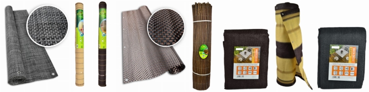 Mata Osłonowa Rafia 1,5x3m BEŻ Płot Siatka Brama