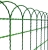 Siatka Metalowa Zielona Łuki Border 65cm 1mb