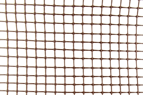 NORTENE Siatka SQUARE 10mm Plastikowa BRĄZ 1x5m