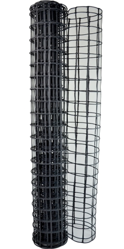 NORTENE Siatka MEGASQUARE 50mm PCV ANTRACYT 1x5m