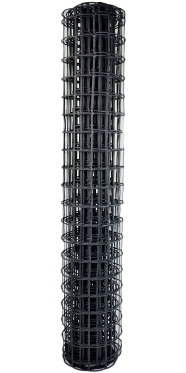 NORTENE Siatka MEGASQUARE 50mm PCV ANTRACYT 1x5m
