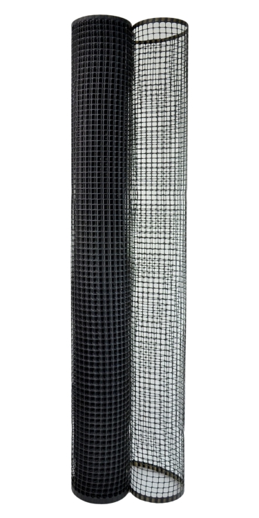NORTENE Siatka SQUARE 10mm Plastikowa ANTRACYT 1x5m